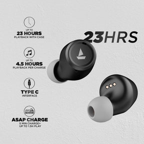 boAt Airdopes 391 | Wireless Earbuds with 6mm Drivers, Qualcomm® cVc™ Call Noise Isolation, aptX™ Audio Technology