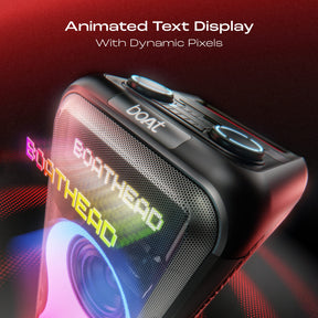 boAt PartyPal 600 | Bluetooth Speaker with 220W boAt Signature Sound, 7 Hours Playtime, TWS Feature, Animated Text Display