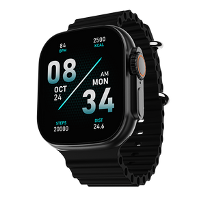 boAt Wave Glory | Smartwatch with 1.96"(4.97 cms) HD Display, BT Calling,  100+ Sports Modes, Premium Metal Body