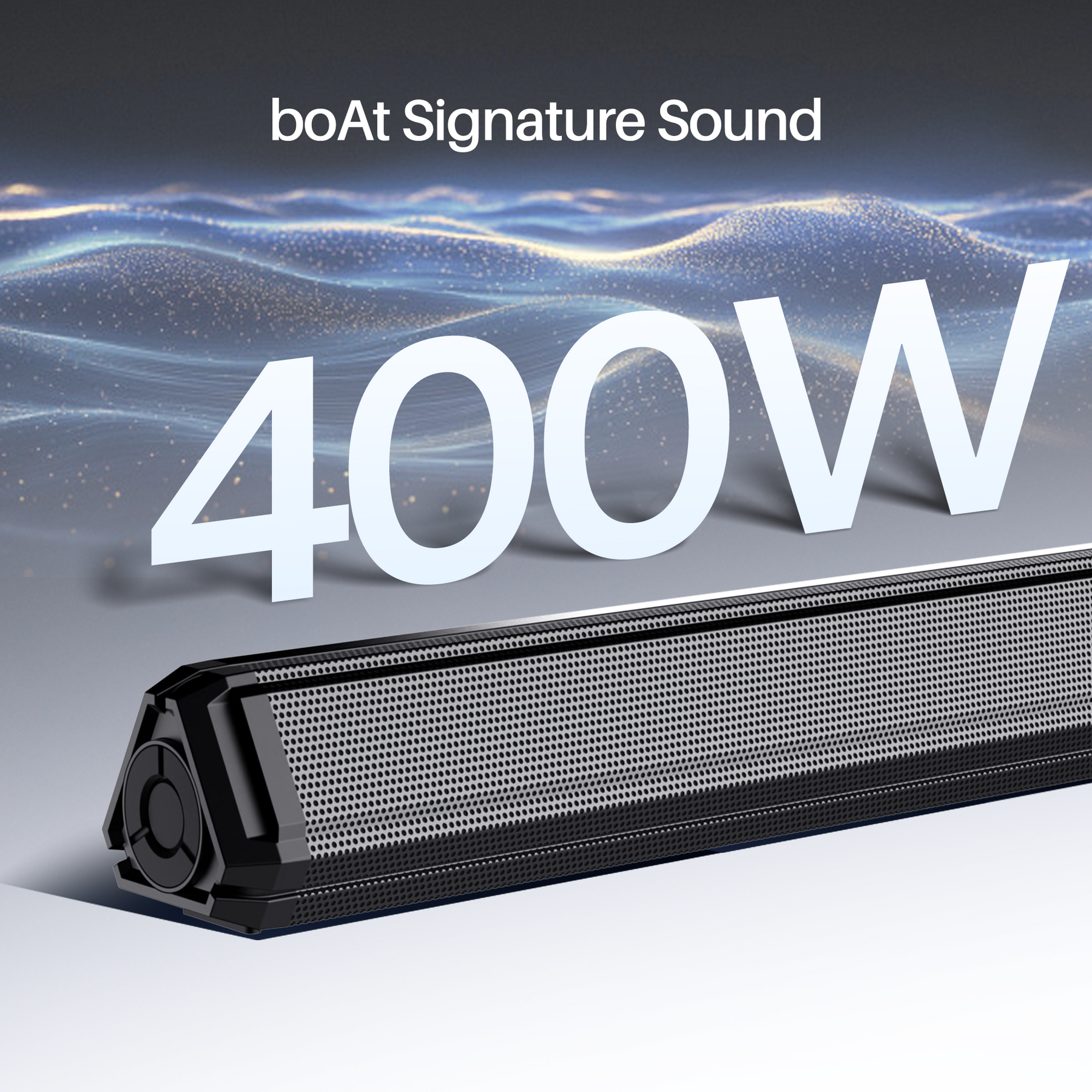 boAt Aavante Bar 3200D Pro | 400W Bluetooth Soundbar, 5.1 Surround Sound System, Dolby Audio, Wall Mountable