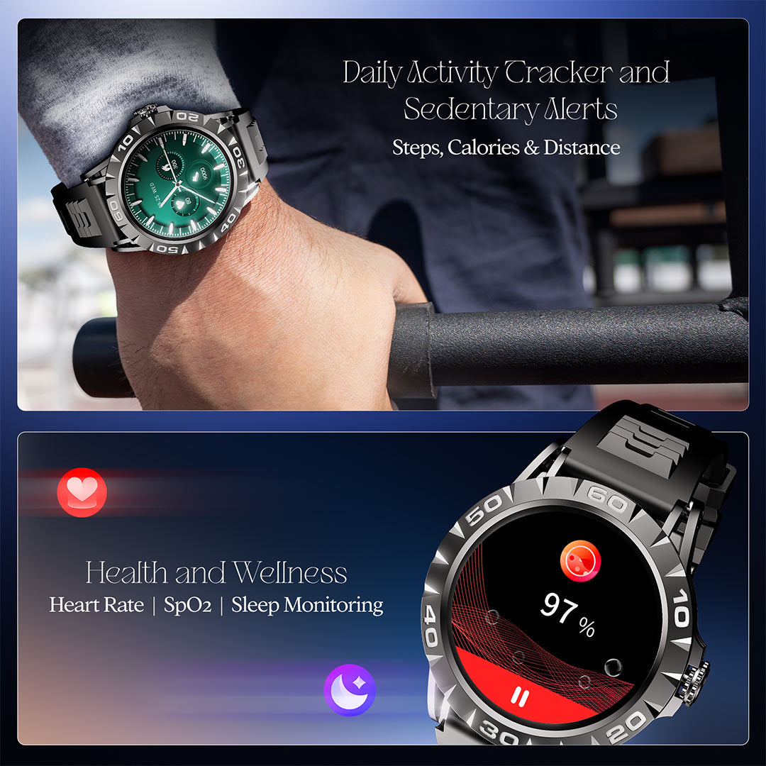 boAt Enigma Orion | Smartwatch with 1.39" HD Display, AI Voice Assistant, HR, SpO2 & Stress Monitoring, Sleep Monitor