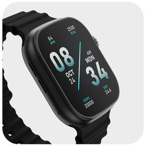 boAt Wave Glory | Smartwatch with 1.96"(4.97 cms) HD Display, BT Calling,  100+ Sports Modes, Premium Metal Body