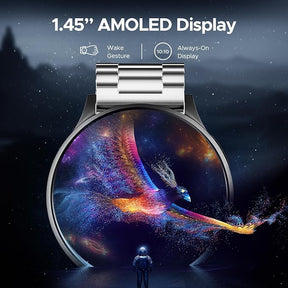 boAt Lunar Orb | Smartwatch with 1.45" (3.68cm) Amoled Display, BT Calling,  Crest+ OS, Watch Face Studio