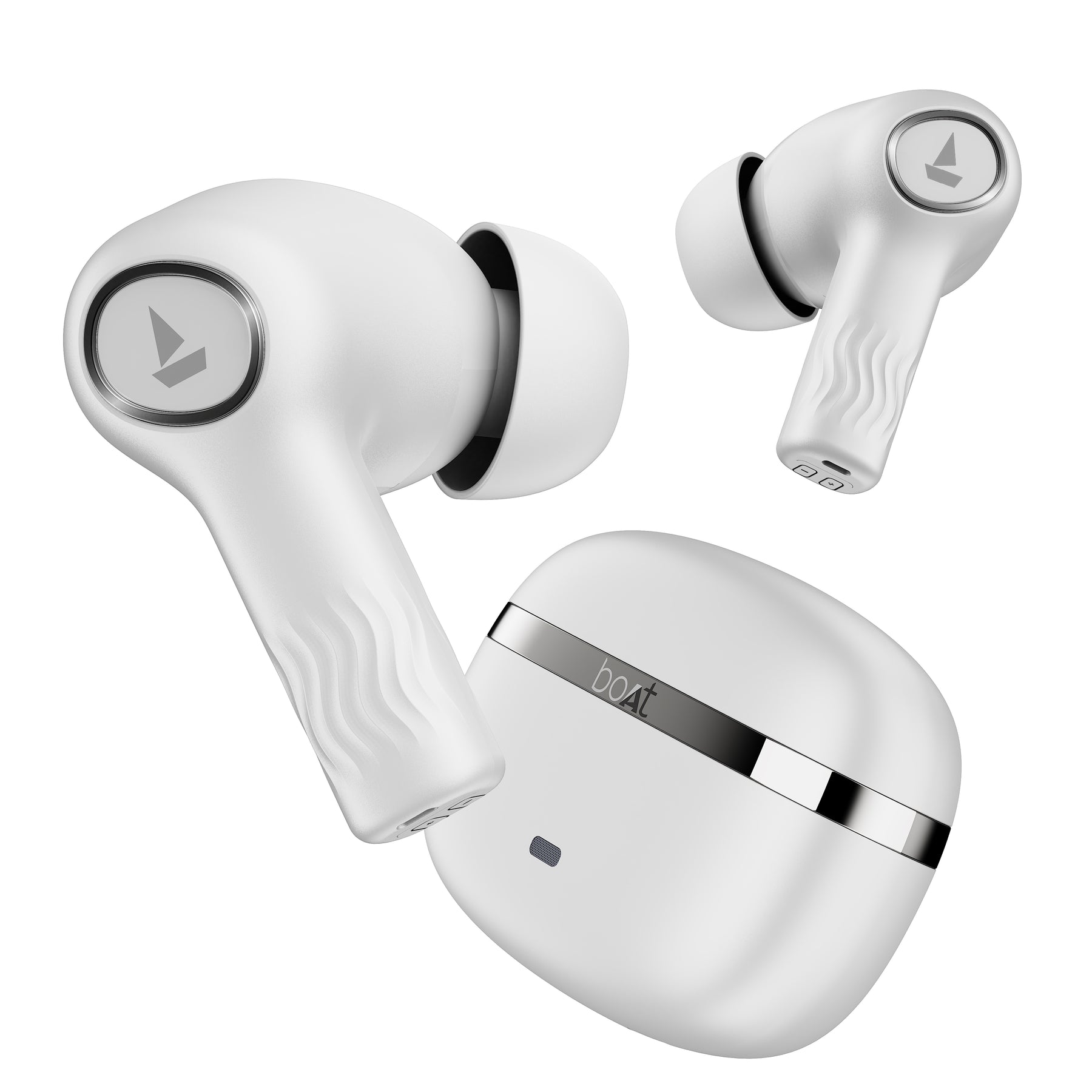 boAt Nirvana Ion | Bluetooth Wireless Earbuds with Crystal Bionic Sound powered by HiFi®️ DSP, 120 Hours Playback, Dual EQ Modes, Quad Mics with ENx™ Technology