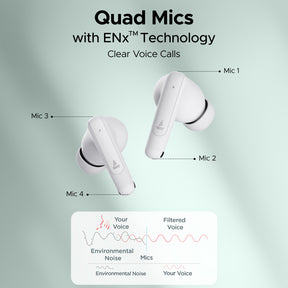 boAt Airdopes 161 ANC | Wireless Earbuds with Active Noise Cancellation up to 32dB, ENx™ Technology, ASAP™ Charge