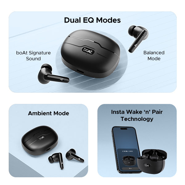 boAt Airdopes Unity ANC | Bluetooth Earbuds with Active Noise Cancellation, ENx™ Technology, BEAST™ Mode, ASAP™ Charge