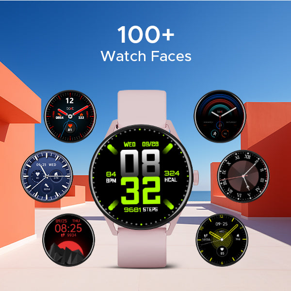 boAt Lunar Link | Smartwatch with 1.4" (3.55 cms) Round TFT Display, 100+ Sports modes, SpO2 & Sleep Monitoring