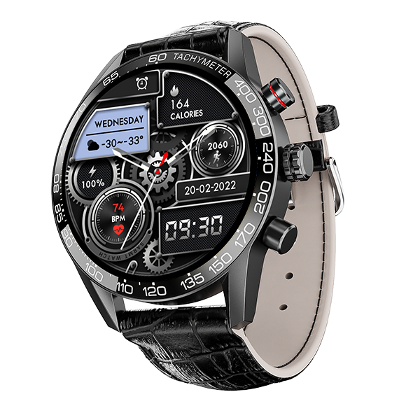 boAt Enigma Z40 | Luxury Smartwatch with 1.32" Round TFT Display, IP67 Splash & Sweat Resistance, SpO2 & Sleep Monitoring