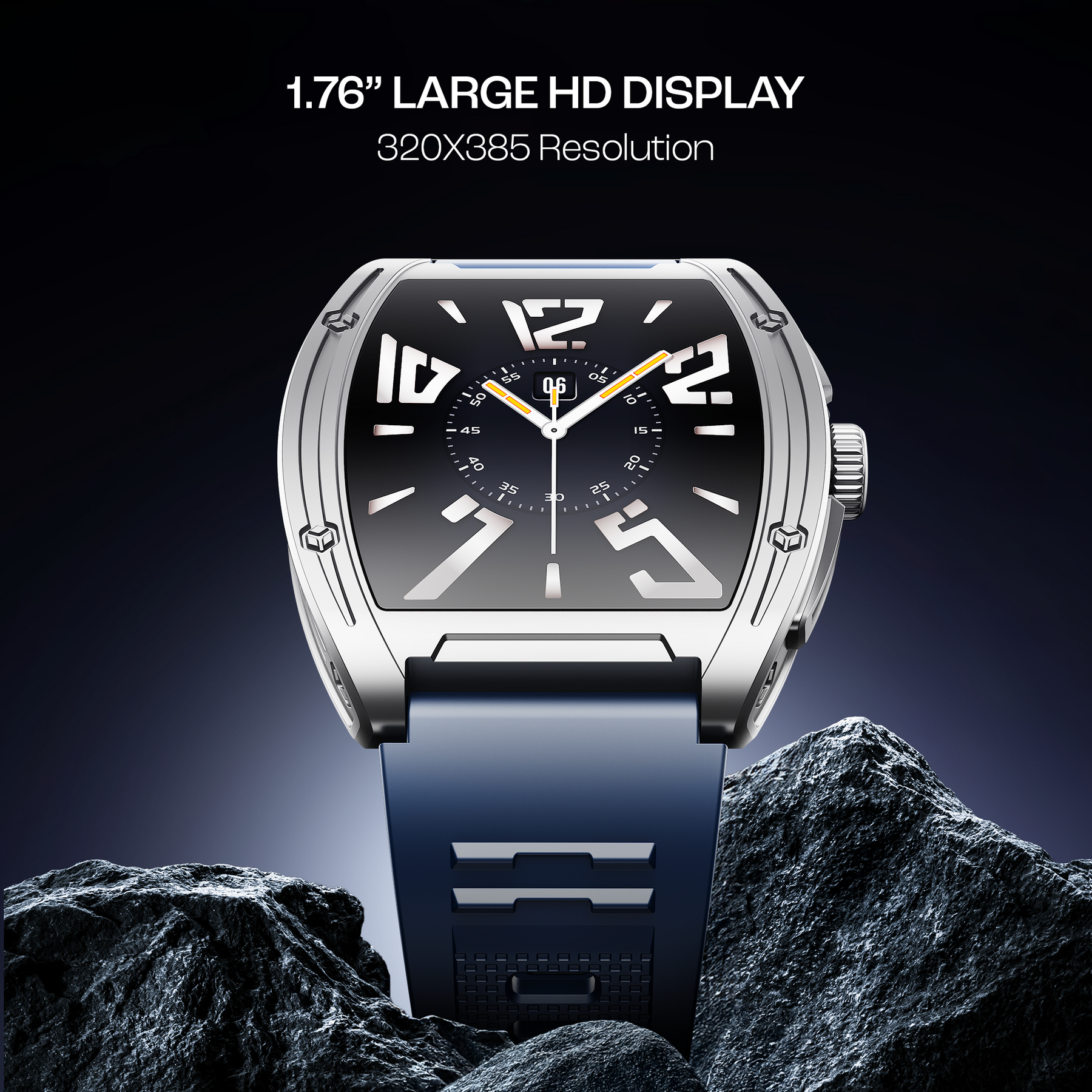 boAt Enigma Ascend | Smartwatch with 1.75" HD Display, Functional Crown, Luxurious Metal Body, 100+ Sports Modes