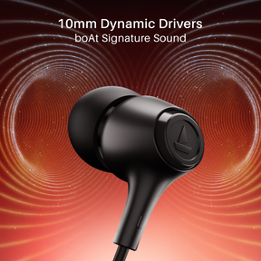 Bassheads 95 | Wired Earphone with 10mm Drivers, 120cm Cable Length, In-line Mic, Lightweight Build, 3.5mm Jack