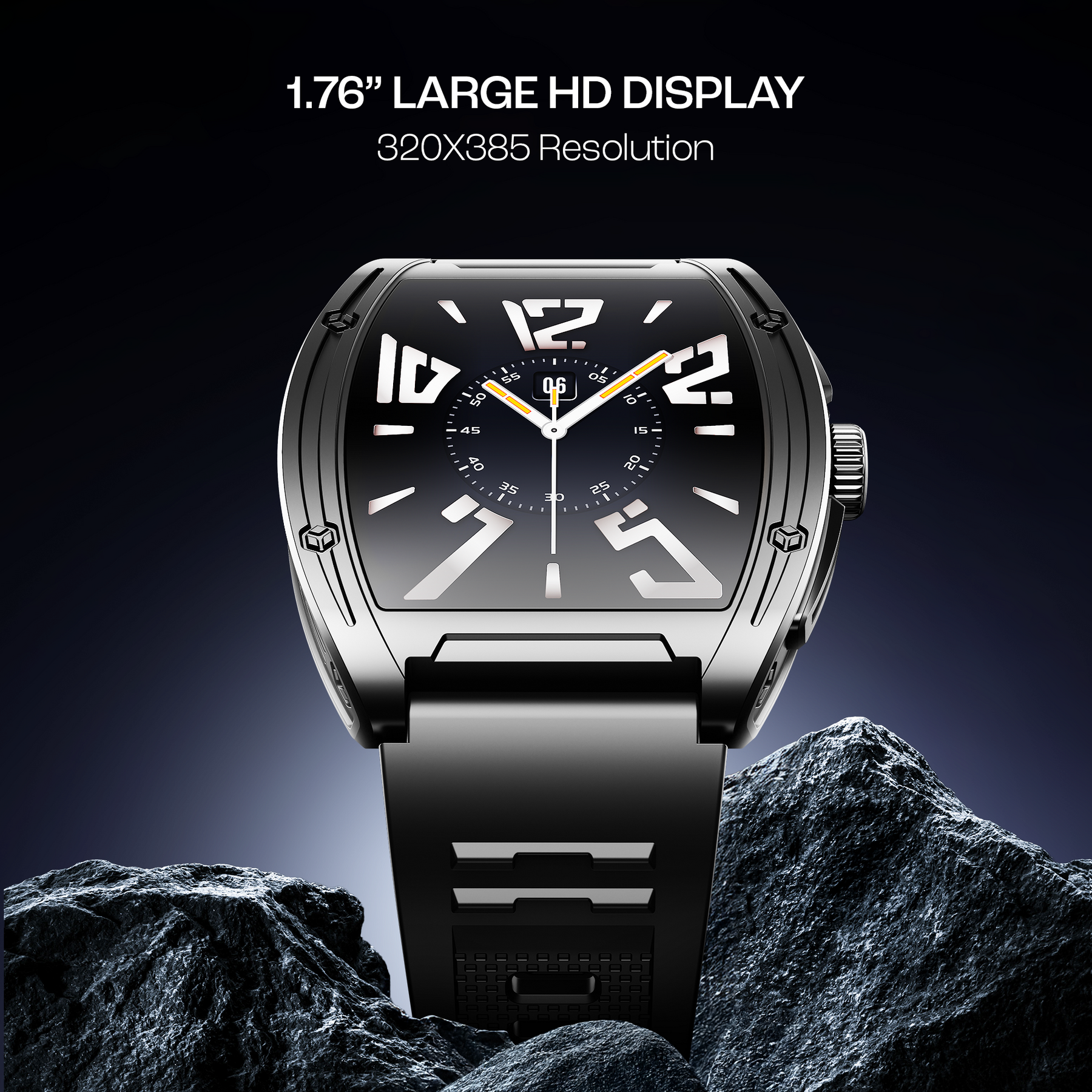 boAt Enigma Ascend | Smartwatch with 1.75" HD Display, Functional Crown, Luxurious Metal Body, 100+ Sports Modes