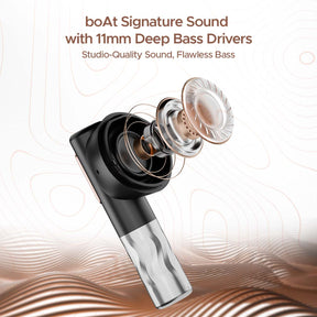 boAt Nirvana Zenith | Wireless Earbuds with ANC up to 50dB, 6x Mics with AI ENx™ Tech, Bluetooth v5.3, 50 Hours Playback