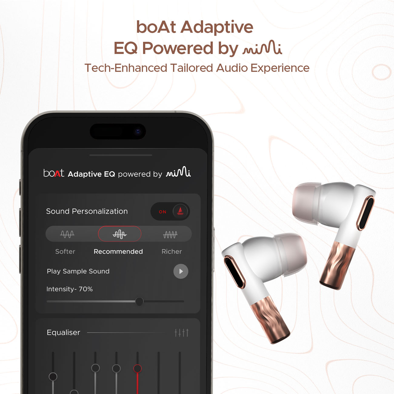 boAt Nirvana Zenith | Wireless Earbuds with ANC up to 50dB, 6x Mics with AI ENx™ Tech, Bluetooth v5.3, 50 Hours Playback