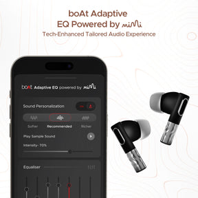 boAt Nirvana Zenith | Wireless Earbuds with ANC up to 50dB, 6x Mics with AI ENx™ Tech, Bluetooth v5.3, 50 Hours Playback