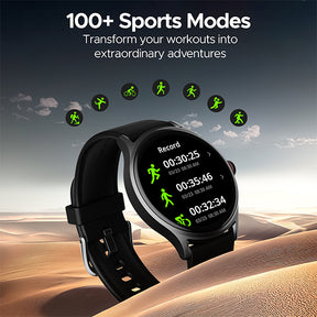 boAt Lunar Mirage | Smartwatch with 1.52" (3.86cm) Round HD Display, BT Calling, 100+ Sports Modes, Functional Crown