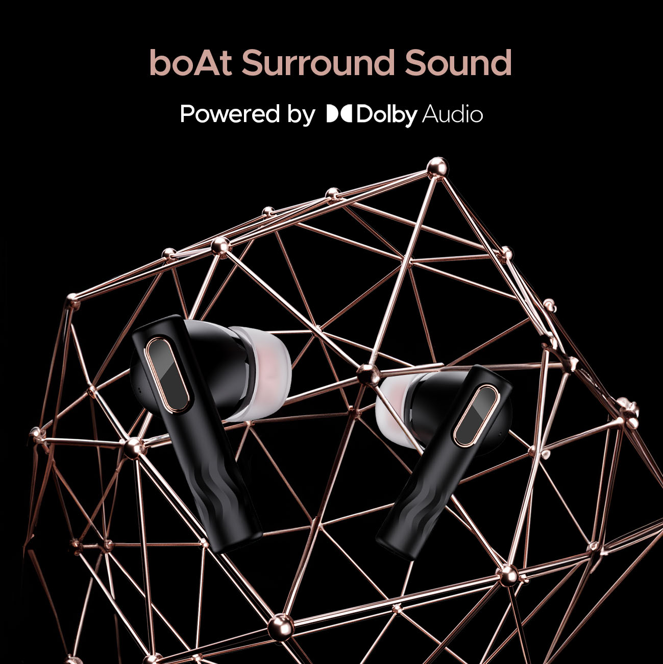 boAt Nirvana Nebula | Wireless Earbuds with ANC up to 35dB, Dolby Audio, boAt Signature Sound, BEAST™ Mode