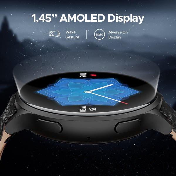 boAt Primia Curv | Smartwatch with 1.45" (3.68cm) Amoled Display, BT Calling,  700+ Active Modes, Watch Face Studio