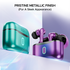 boAt Airdopes 141 Pro Buds | Wireless Earbuds with 60H Playback, ENx™ Technology, Sleek Metallic Finish, Bluetooth v5.3