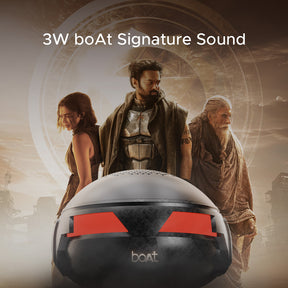 boAt Stone Bujji | Portable Bluetooth Speaker with 3W boAt Signature Sound, 10 Hours Playback