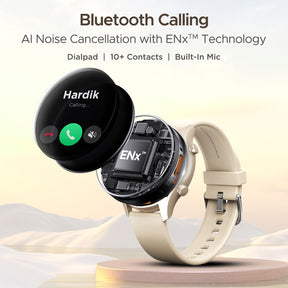 boAt Lunar Call Plus | Premium Smartwatch with Bluetooth Calling,  1.43" (3.63cm) AMOLED display, SpO2 Monitoring, 100+ Sports Modes