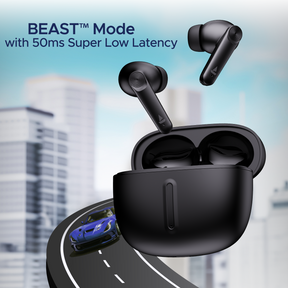 boAt Airdopes Max | Wireless Earbuds with 100 Hours Playback, ENx™ Technology, ASAP™ Charge, BEAST™ Mode, 13mm Drivers