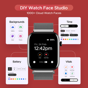 boAt Wave Call 2 | Smartwatch with Bluetooth Calling, 1.83" (4.64cm) HD Display, 700+ Active Modes, 1000+ Watch Faces, Crest OS+