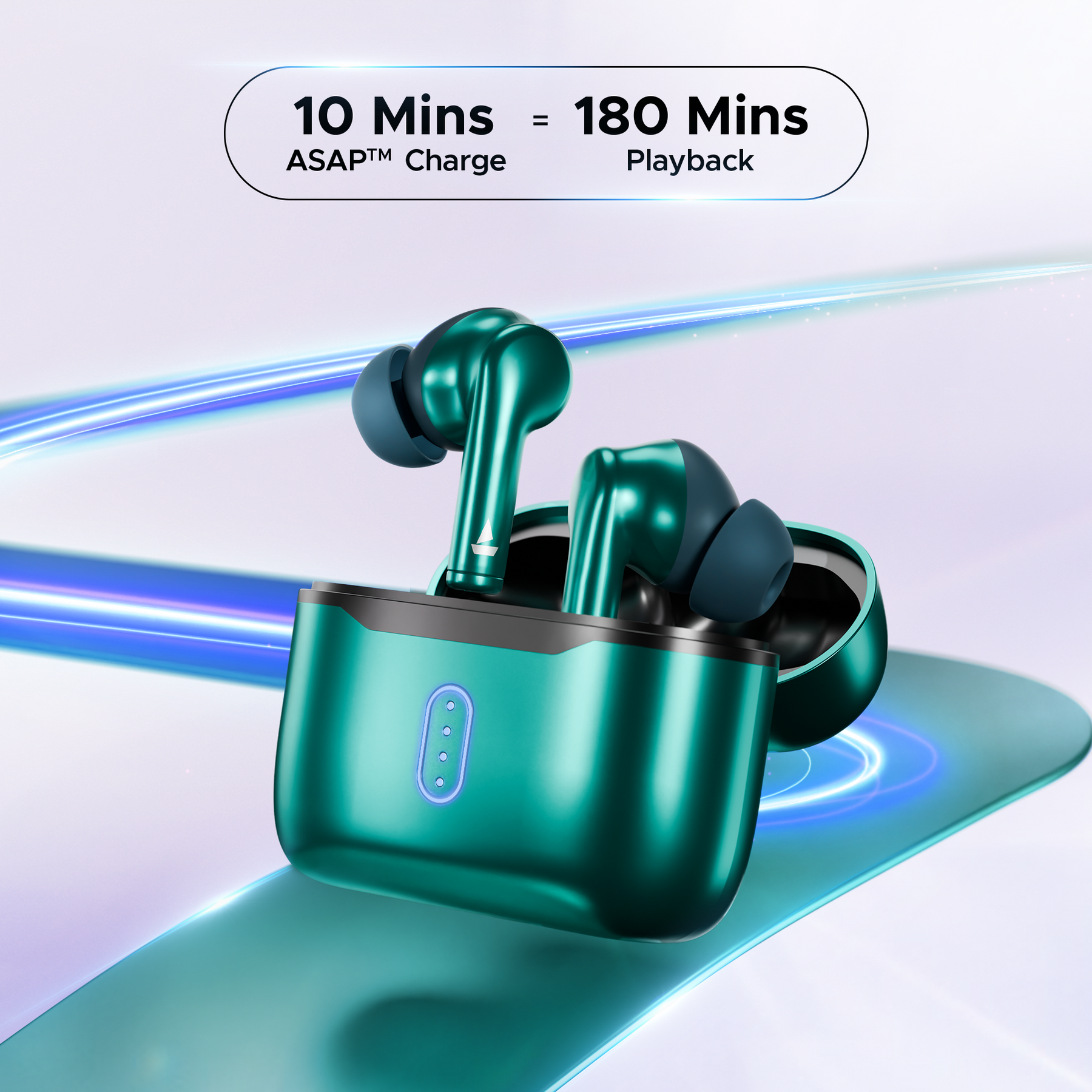 boAt Airdopes 141 Pro Buds | Wireless Earbuds with 60H Playback, ENx™ Technology, Sleek Metallic Finish, Bluetooth v5.3