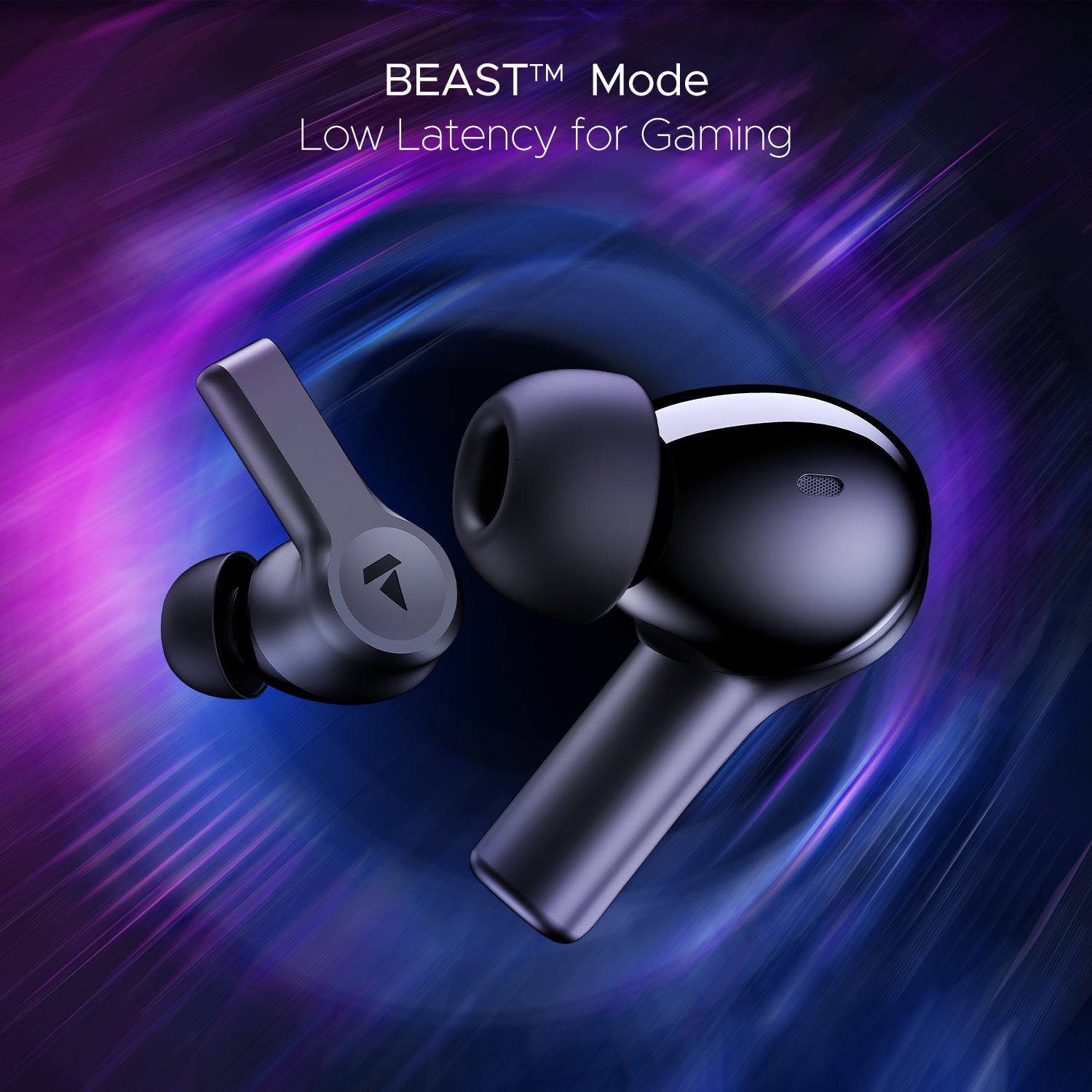 boAt Nirvana Lucid | Wireless Earbuds with Active Noise Cancellation up to 32dB, BEAST™ Mode, 10mm Drivers, ASAP™ Charge