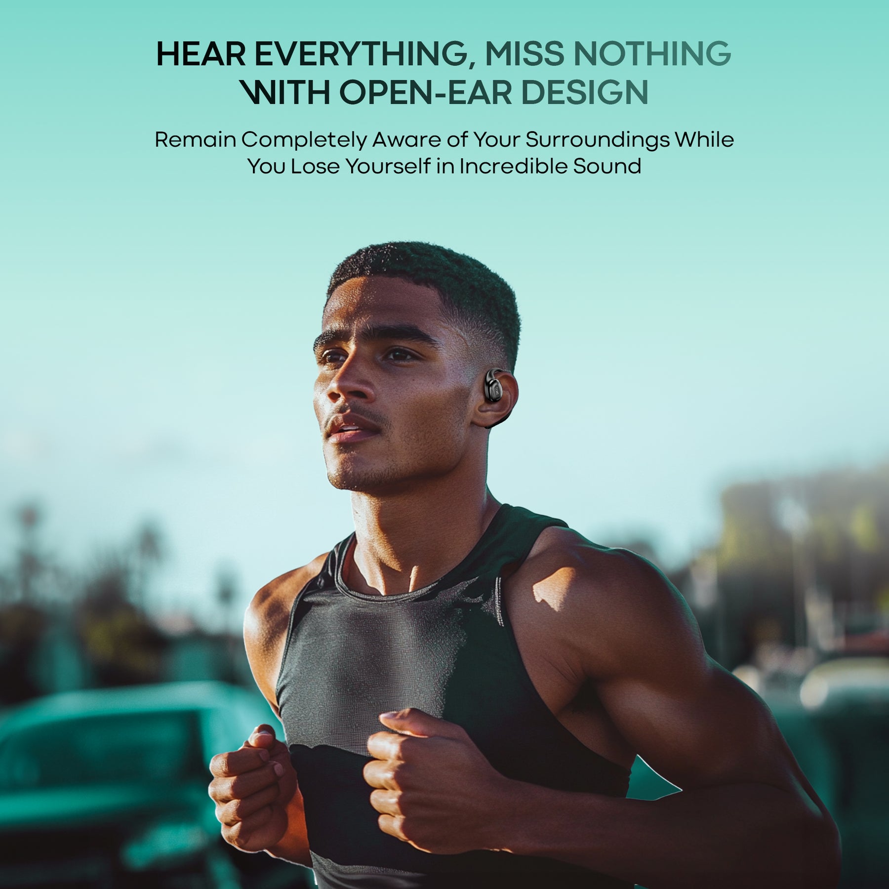 boAt Airdopes ProGear | Wireless Earbuds with 100 Hours Playback, Quad Mics with ENx™ Tech, Air Conduction Tech (Perfect for Outdoor Sports)