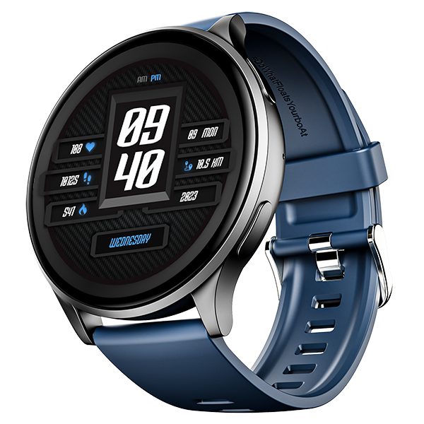 boAt Lunar Orb | Smartwatch with 1.45" (3.68cm) Amoled Display, BT Calling,  Crest+ OS, Watch Face Studio