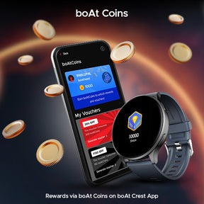 boAt Lunar Prime | Premium Round AMOLED 1.45" (3.68 cm) Display Smartwatch with Bluetooth Calling, Watch Face Studio, 700+ Active Modes