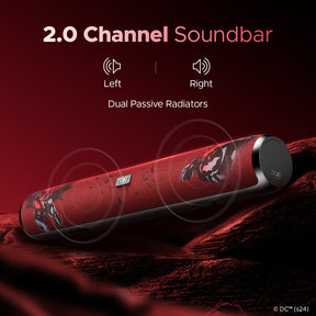 boAt Aavante Bar 590 DC Edition | 25W RMS Stereo Sound, 2.0 Channel Sound, 7 Hours of Playback, Bluetooth v5.0