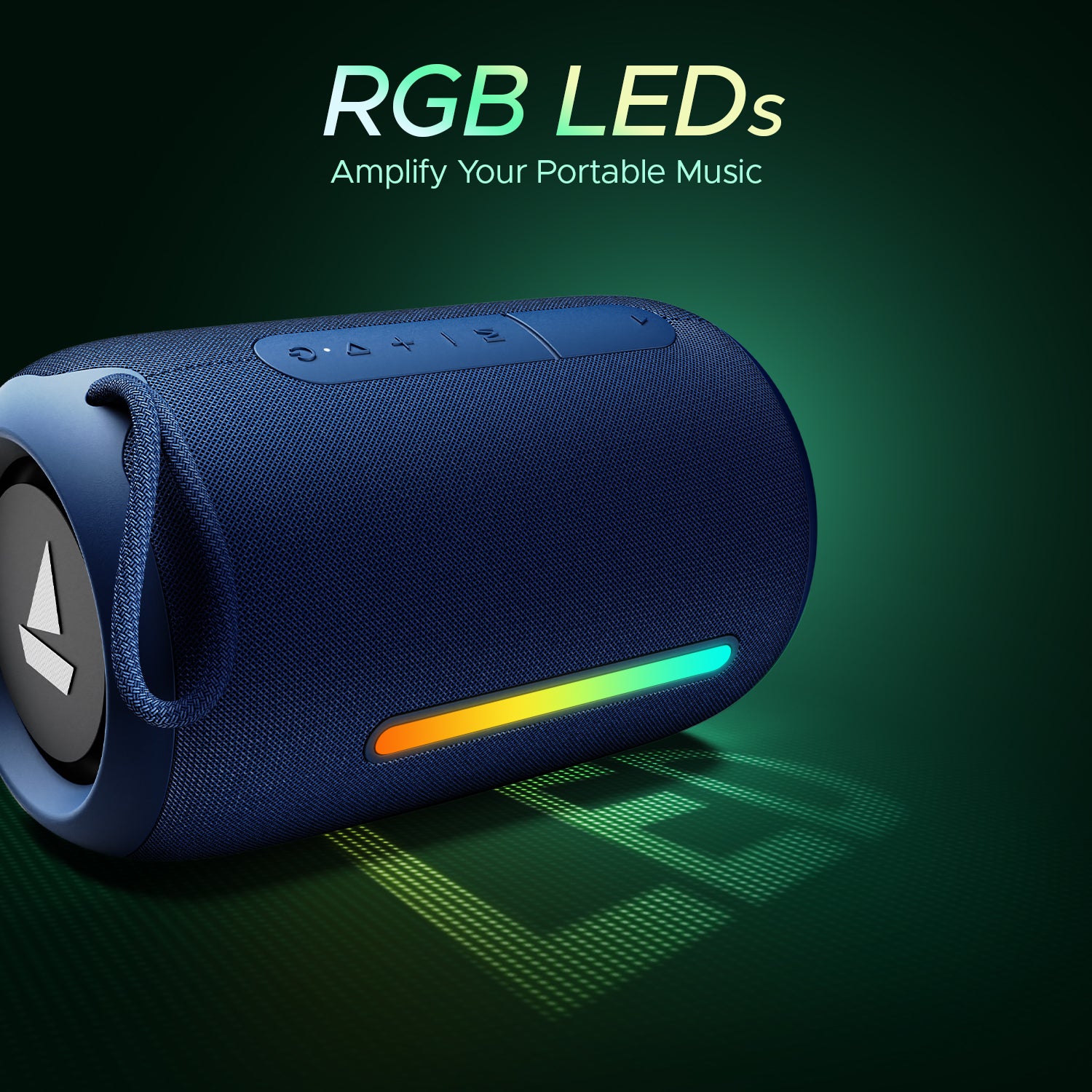 boAt Stone 358 Pro | Portable Bluetooth Speaker with 14W boAt Signature Sound, RGB LED Design, 12 Hours Playback