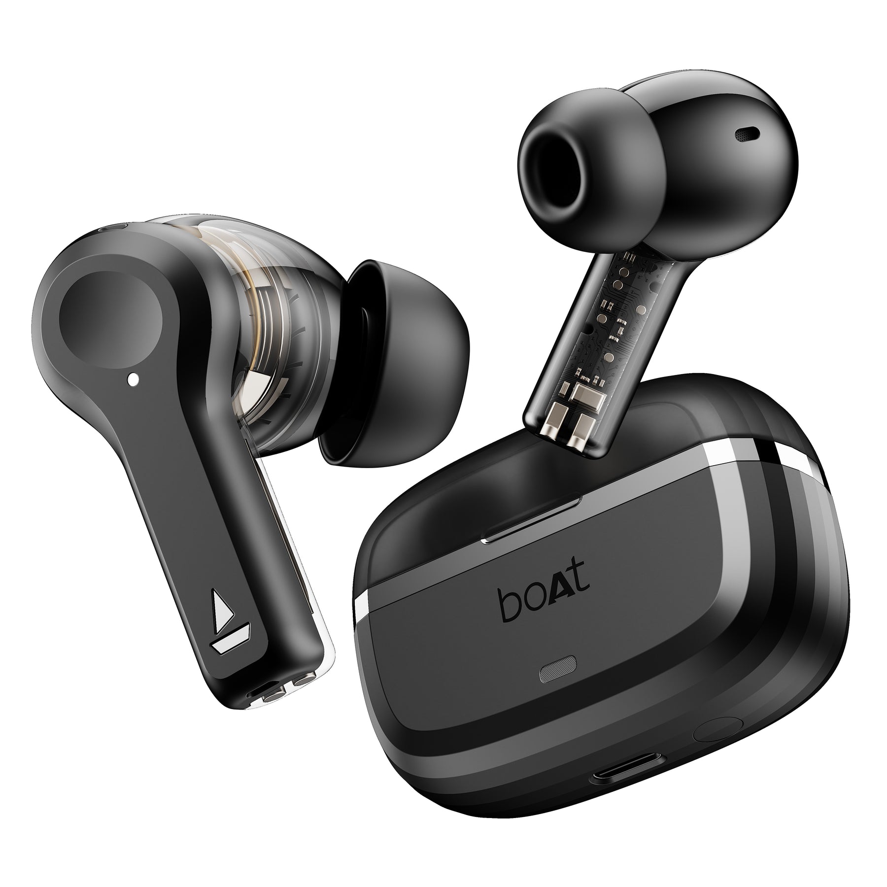 boAt Nirvana Space | TWS Earbuds with boAt 360º Spatial Audio, 32dB Active Noise Cancellation