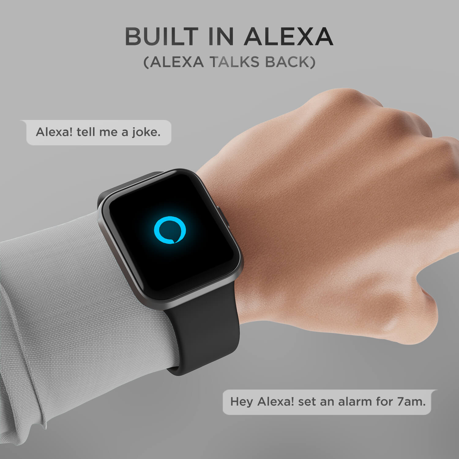 boAt Xtend Talk Smart Watch with Advanced Dedicated Bluetooth Calling Chip,  Built-in Alexa | Dealsmagnet.com