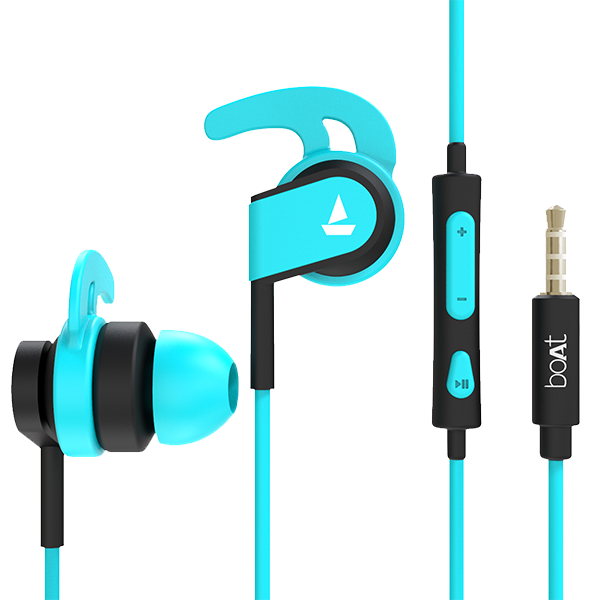 boAt Bassheads 242 | Wired Earphone with Durable Coated Cable, 10mm Dynamic Driver, IPX4 Water Resistant