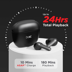 boAt Airdopes 113 | True Wireless Gaming Earbuds with Powerful 13mm Drivers, Beast™ Mode for Gaming, ENx™ Technology, Upto 24 hours of Continuous Playback