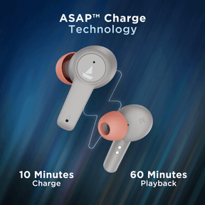 boAt Airdopes 411 ANC | Noise-Cancelling Earbuds with 10mm Drivers, ASAP™ Charge Technology, Up to 25dB ANC, ENx™ Technology, 17.5 Hours Playback