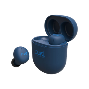 boAt Airdopes 383 | Wireless Earbuds with 7mm Rhythmic Dynamic Drivers, Up to 20 hours Playback, 500mAh Charging Case