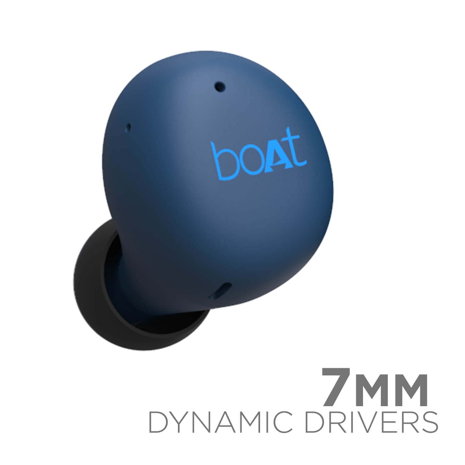 boAt Airdopes 383 | Wireless Earbuds with 7mm Rhythmic Dynamic Drivers, Up to 20 hours Playback, 500mAh Charging Case